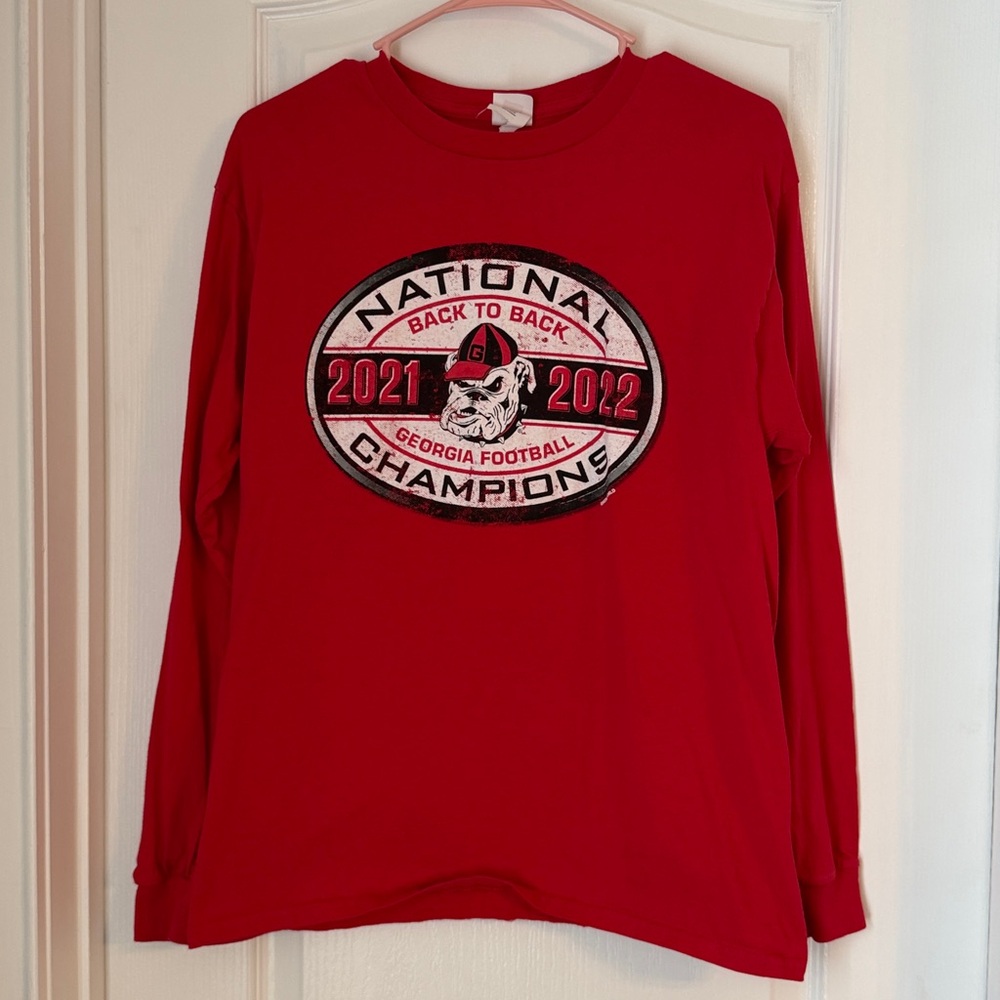 Women’s Georgia Bulldog Long sleeve Tee - Small/Medium